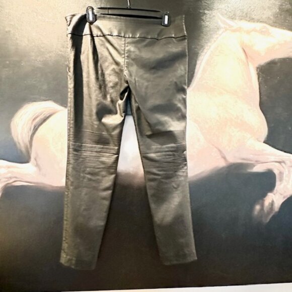 RARE - J. Mendel Paris Black Leather Moto Pants – Size 6 - Picture 4 of 16
